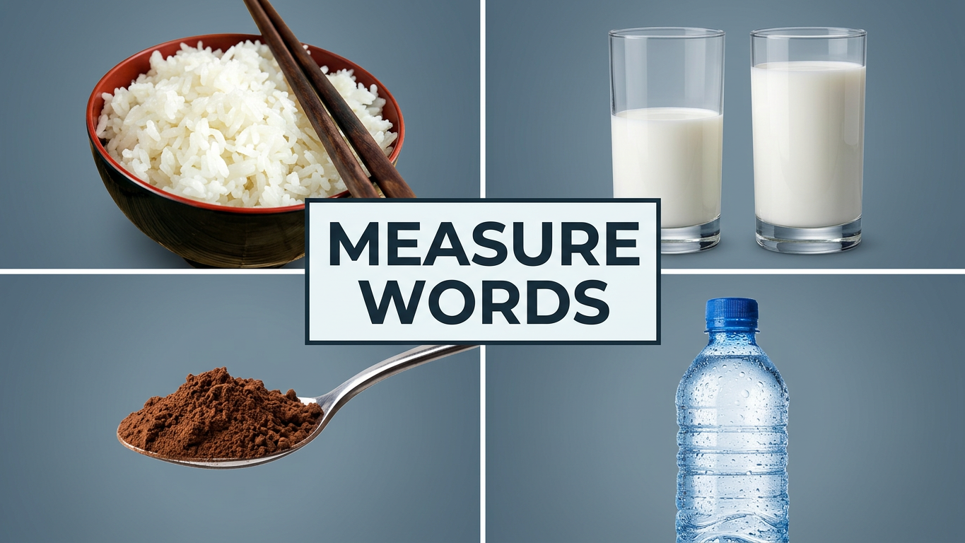 Measure Words in English, Part I (Free Video)